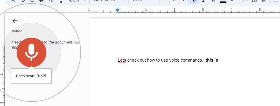 speech to text google docs mac