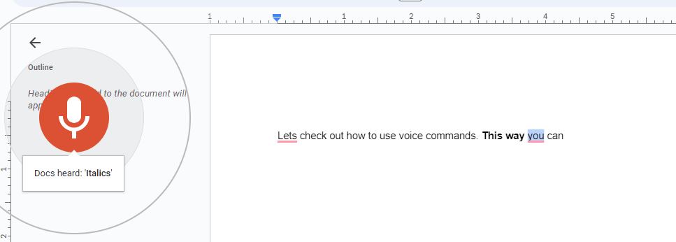 speech to text google docs mac